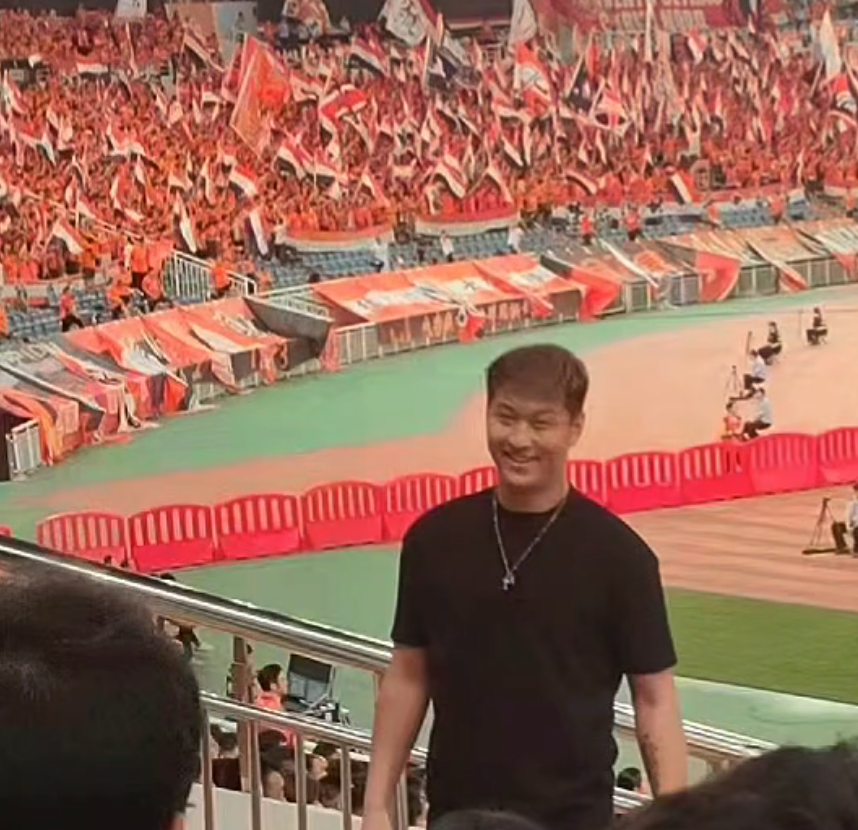 现场观看京鲁大战，郭田雨更新社媒：可惜没如果